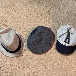 Stylish Gray and Blue Men's baby hats Collection